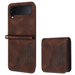 Til Samsung Galaxy Z Flip3 5G telefoncover YX0060 Stødsikkert cover med elefantmønster