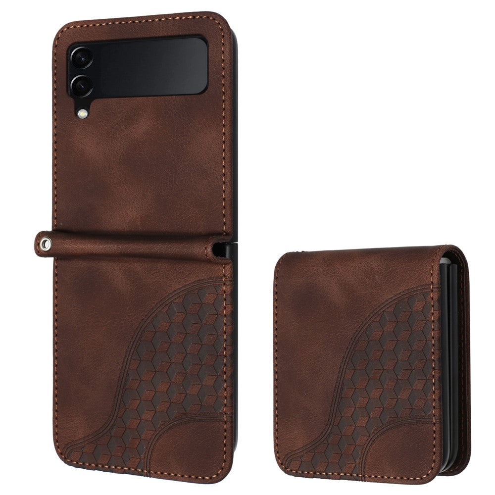 Til Samsung Galaxy Z Flip3 5G telefoncover YX0060 Stødsikkert cover med elefantmønster
