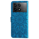 For Xiaomi Redmi K70E 5G / Poco X6 Pro 5G Case Wallet Imprinted PU Leather Phone Stand Cover