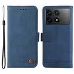 For Xiaomi Redmi K70E 5G / Poco X6 Pro 5G Leather Wallet Cases Skin Touch Phone Cover Stand with Strap