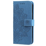 For OnePlus 12 5G Case Floral Pattern PU Leather Wallet Stand Phone Cover