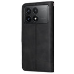 For Xiaomi Redmi K70E 5G / Poco X6 Pro 5G Wallet Phone Case Wrist Strap Leather Phone Cover with Stand