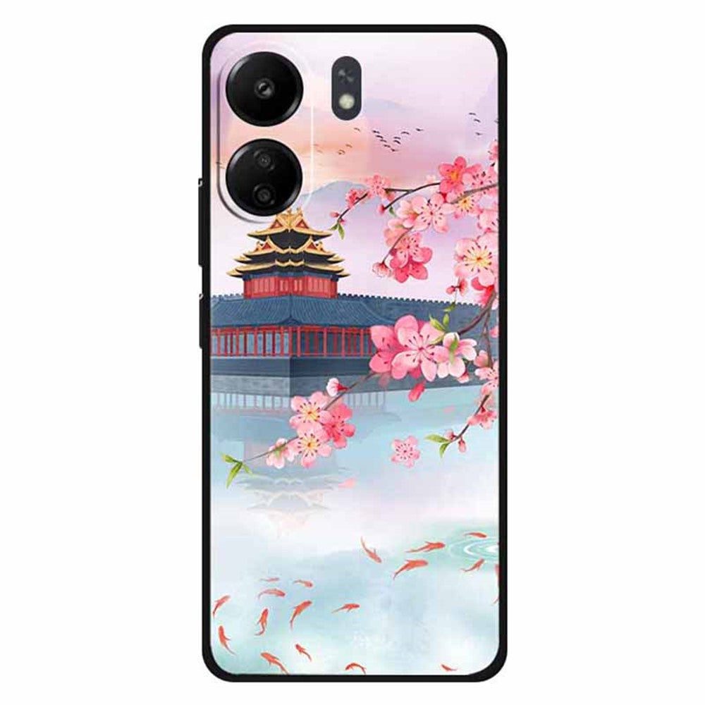 For Xiaomi Redmi 13C 4G / Poco C65 4G Phone Case Ethnic Pattern Printing TPU Cover