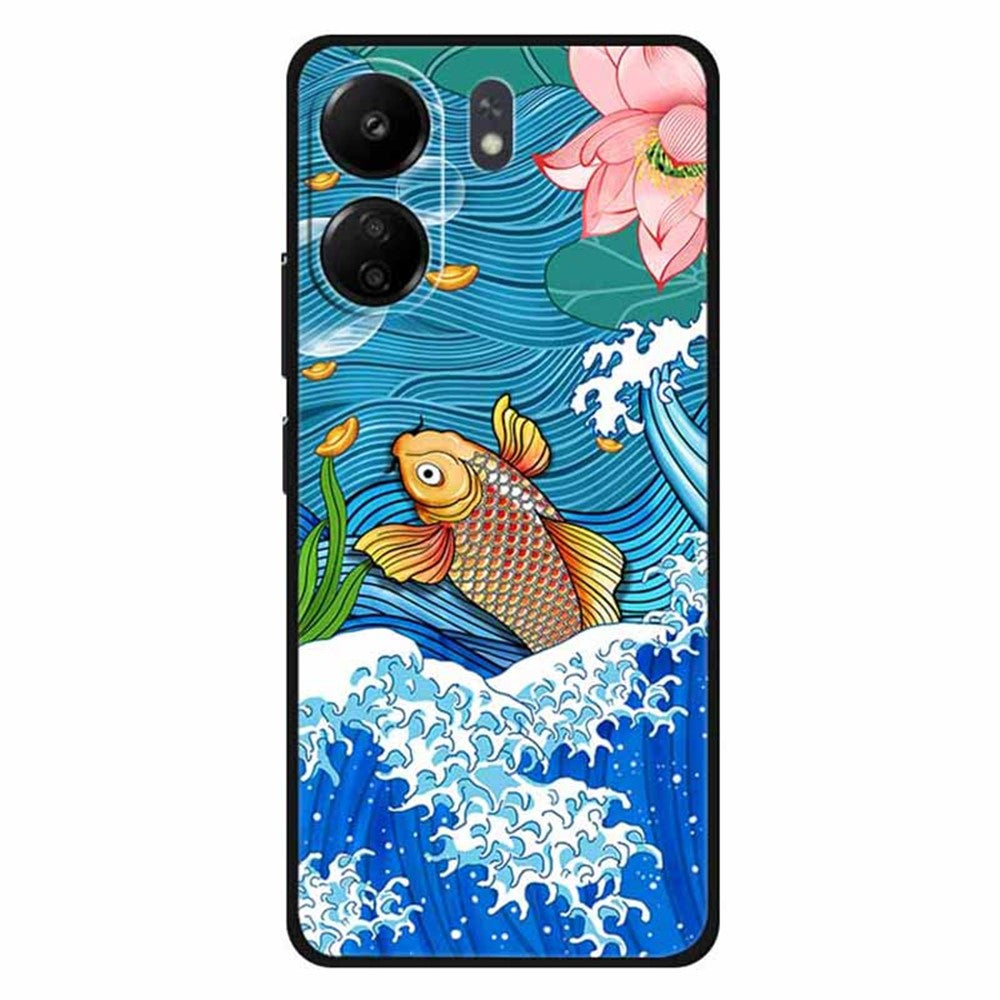 For Xiaomi Redmi 13C 4G / Poco C65 4G Phone Case Ethnic Pattern Printing TPU Cover