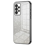 Til Samsung Galaxy A13 4G TPU-etui med gradientglimmer, galvaniseret, slankt telefoncover