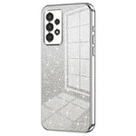Til Samsung Galaxy A13 4G TPU-etui med gradientglimmer, galvaniseret, slankt telefoncover