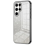 For Samsung Galaxy S22 Ultra 5G Slim Case Gradient Glitter Electroplating TPU Phone Cover