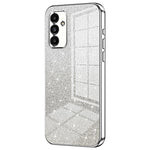 Samsung Galaxy A13 5G-skal med gradientglitter och elektropläterat TPU-mobilskal