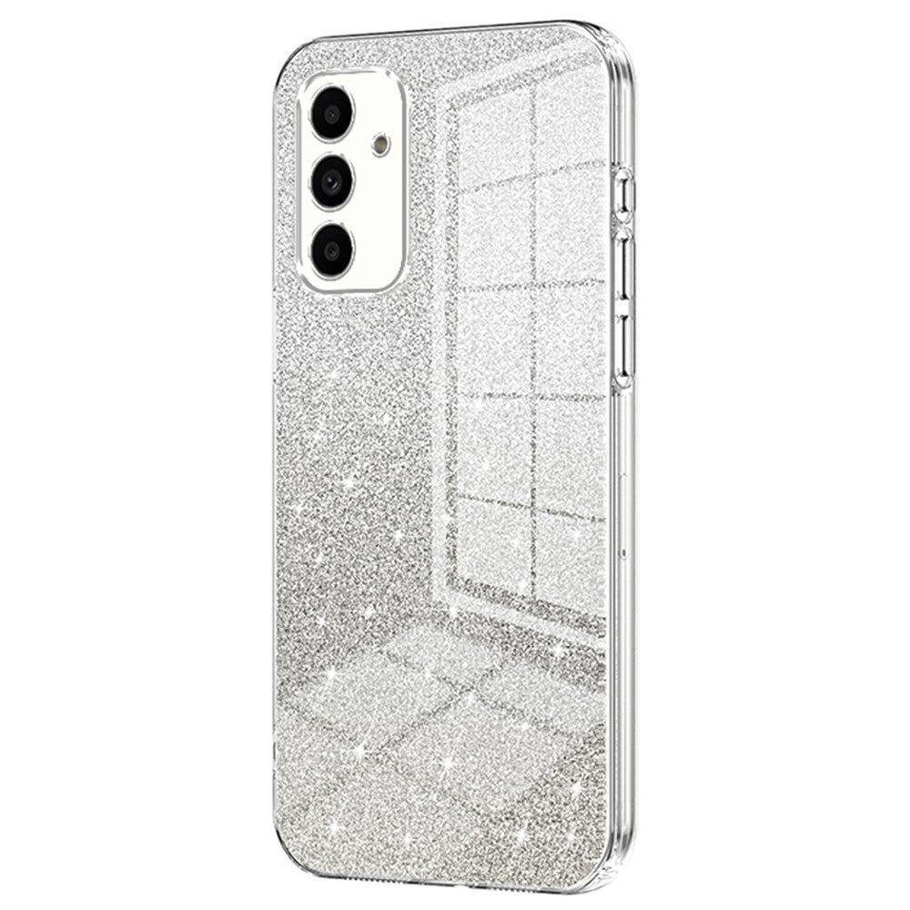 Samsung Galaxy A13 5G-skal med gradientglitter och elektropläterat TPU-mobilskal