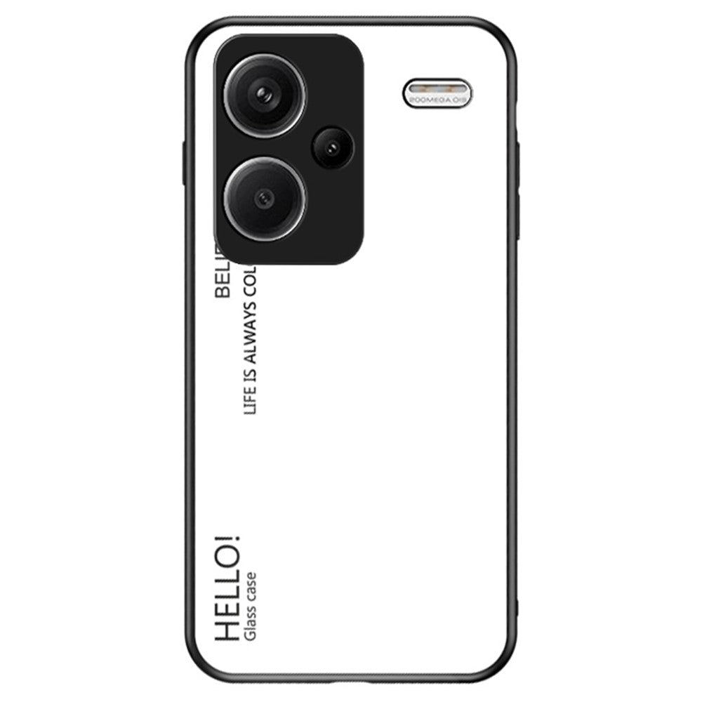 For Xiaomi Redmi Note 13 Pro+ 5G Gradient Tempered Glass Case Drop Protection