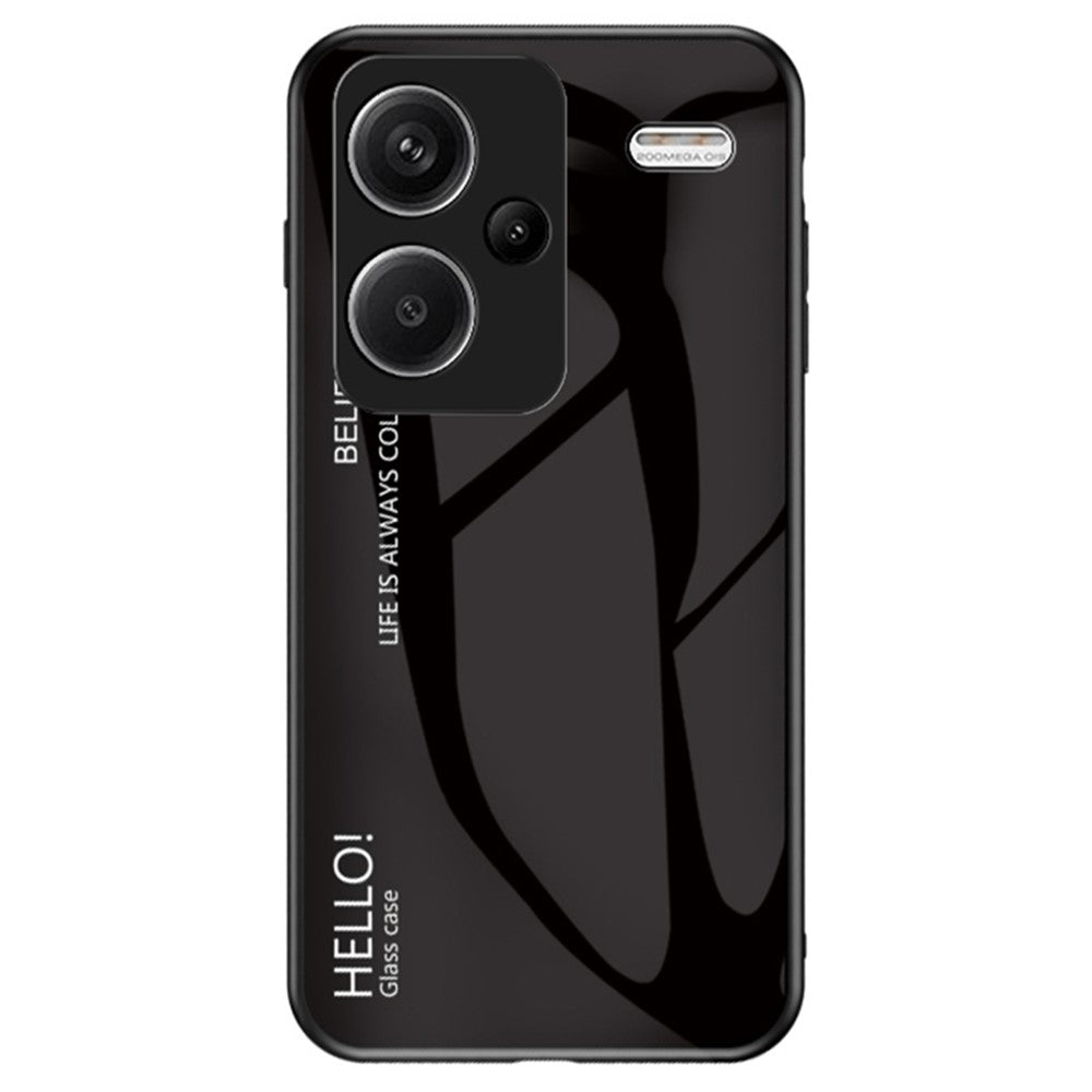 For Xiaomi Redmi Note 13 Pro+ 5G Gradient Tempered Glass Case Drop Protection