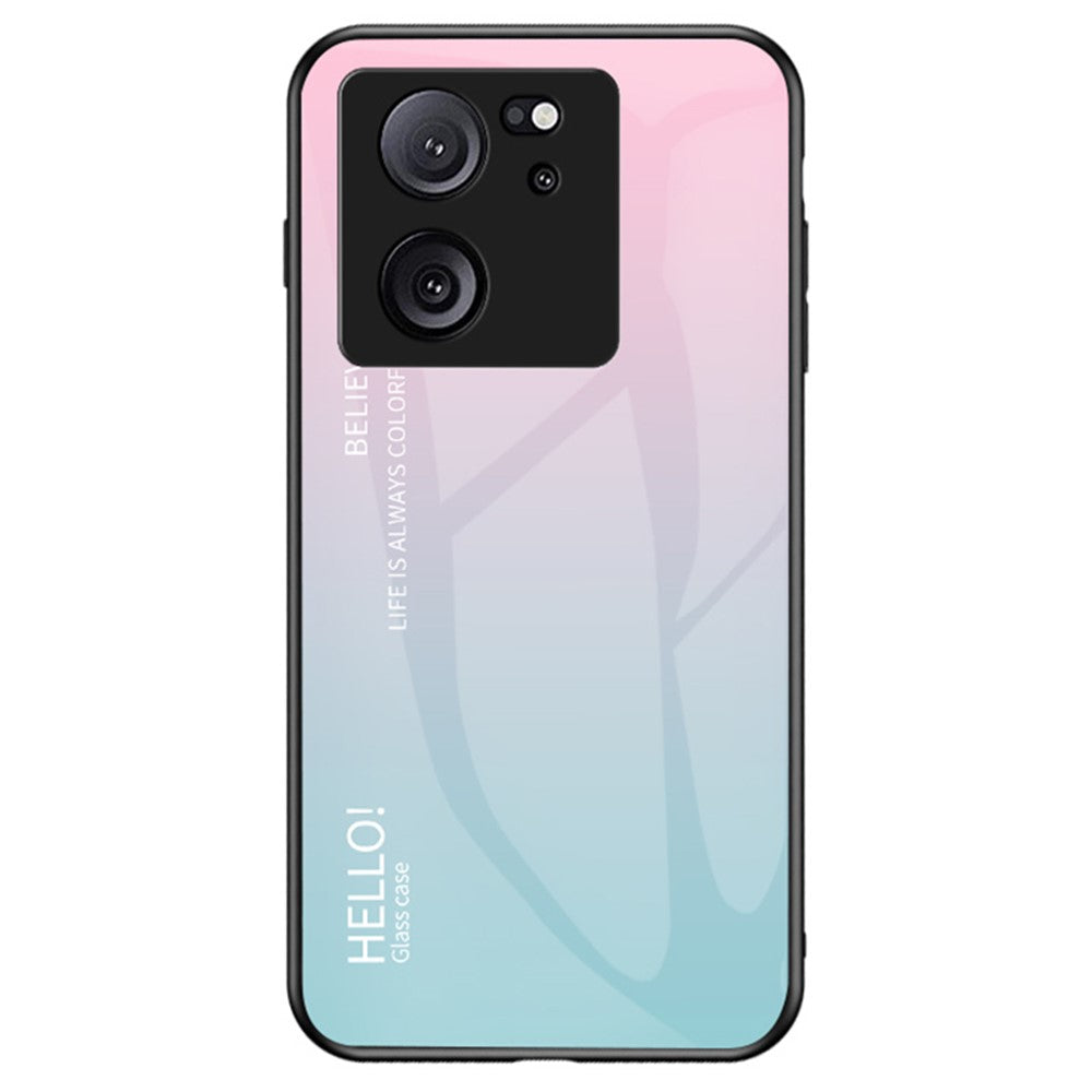 Hærdet glas + PC + TPU-mobilskal til Xiaomi 13T / 13T Pro / Redmi K60 Ultra