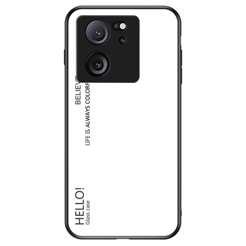 Hærdet glas + PC + TPU-mobilskal til Xiaomi 13T / 13T Pro / Redmi K60 Ultra