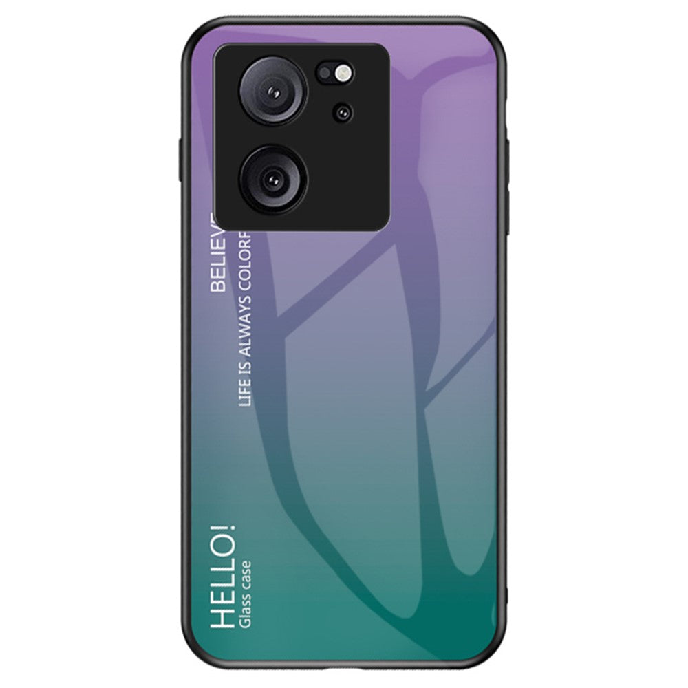 Hærdet glas + PC + TPU-mobilskal til Xiaomi 13T / 13T Pro / Redmi K60 Ultra