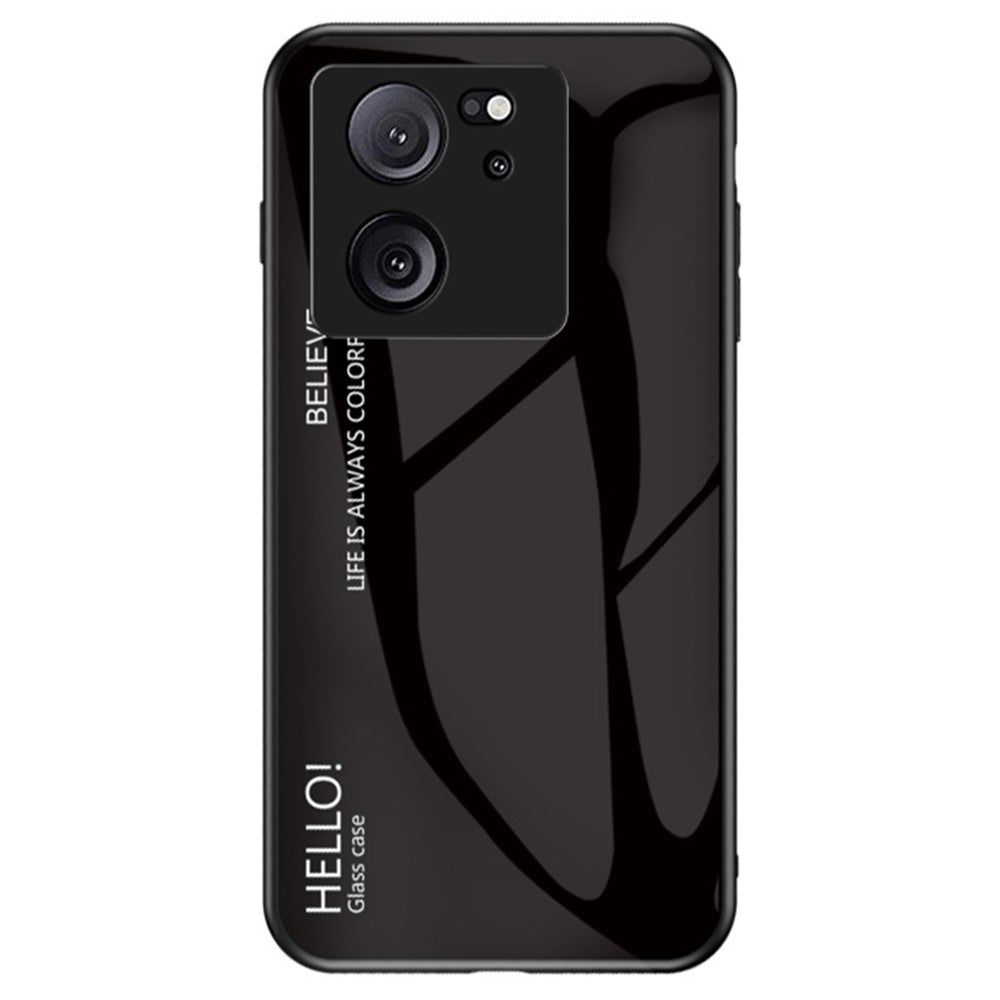 Hærdet glas + PC + TPU-mobilskal til Xiaomi 13T / 13T Pro / Redmi K60 Ultra