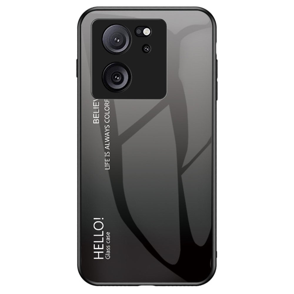 Hærdet glas + PC + TPU-mobilskal til Xiaomi 13T / 13T Pro / Redmi K60 Ultra