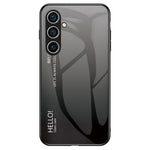 For Samsung Galaxy S24+ Case Tempered Glass+PC+TPU Phone Cover