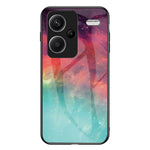 Xiaomi Redmi Note 13 Pro+ 5G-skal Slim-Fit Starry Sky-mönster Härdat glas+PC+TPU Smartphone-skal