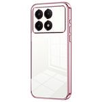 For Xiaomi Redmi K70E 5G / Poco X6 Pro 5G Cell Phone Case Soft TPU Electroplating Precise Lens Cutout Back Cover