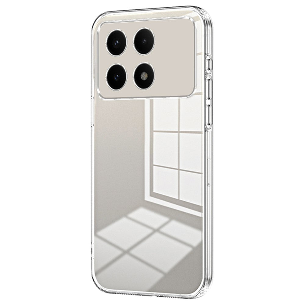 For Xiaomi Redmi K70E 5G / Poco X6 Pro 5G Cell Phone Case Soft TPU Electroplating Precise Lens Cutout Back Cover