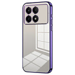 For Xiaomi Redmi K70E 5G / Poco X6 Pro 5G Cell Phone Case Soft TPU Electroplating Precise Lens Cutout Back Cover