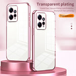 For Xiaomi Redmi Note 12 4G TPU Case Electroplated Crystal Clear Precise Lens Cutout Phone Cover