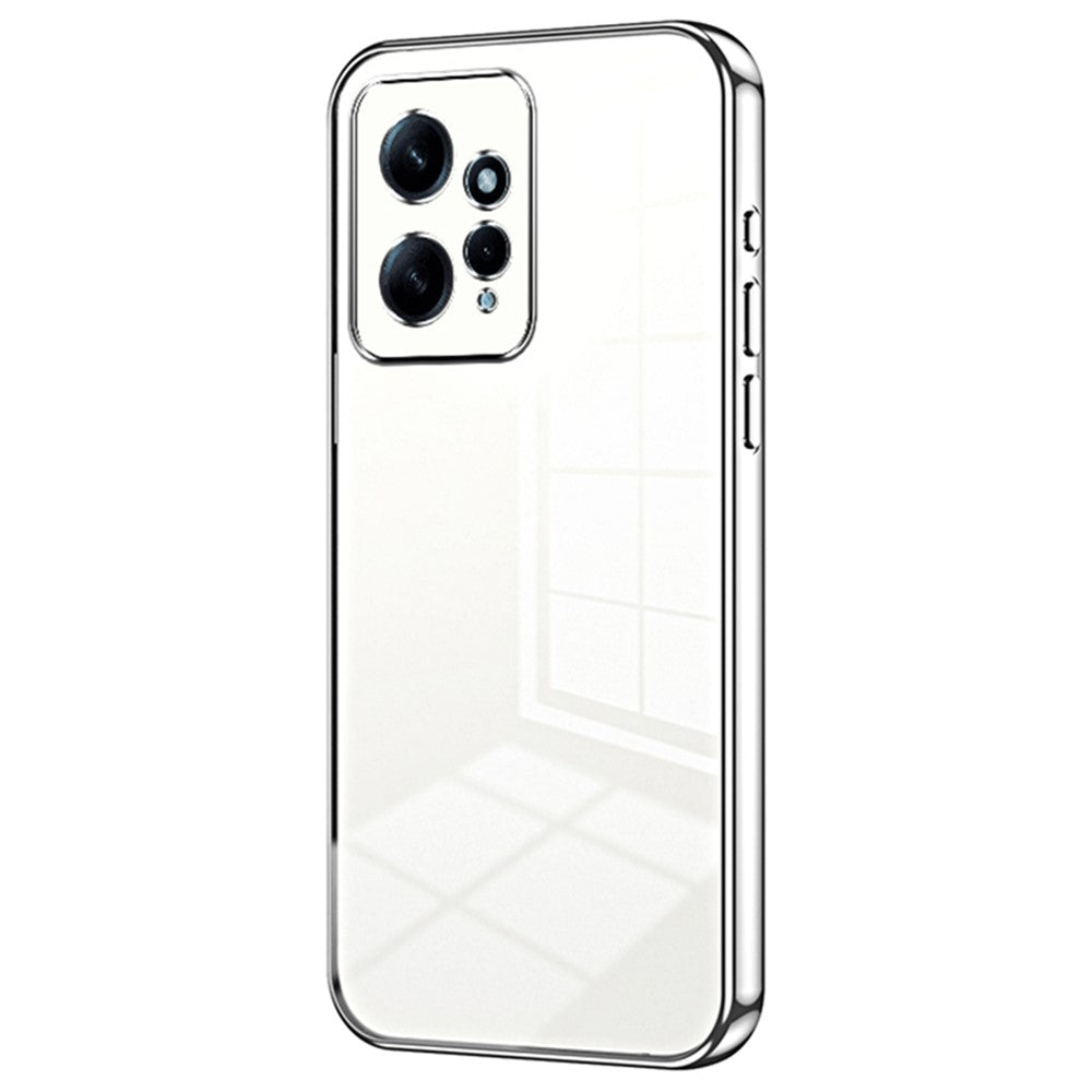 Xiaomi Redmi Note 12 4G TPU-skal Elektropläterat kristallklart mobilskydd med precis linsutskärning