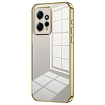 For Xiaomi Redmi Note 12 4G TPU Case Electroplated Crystal Clear Precise Lens Cutout Phone Cover