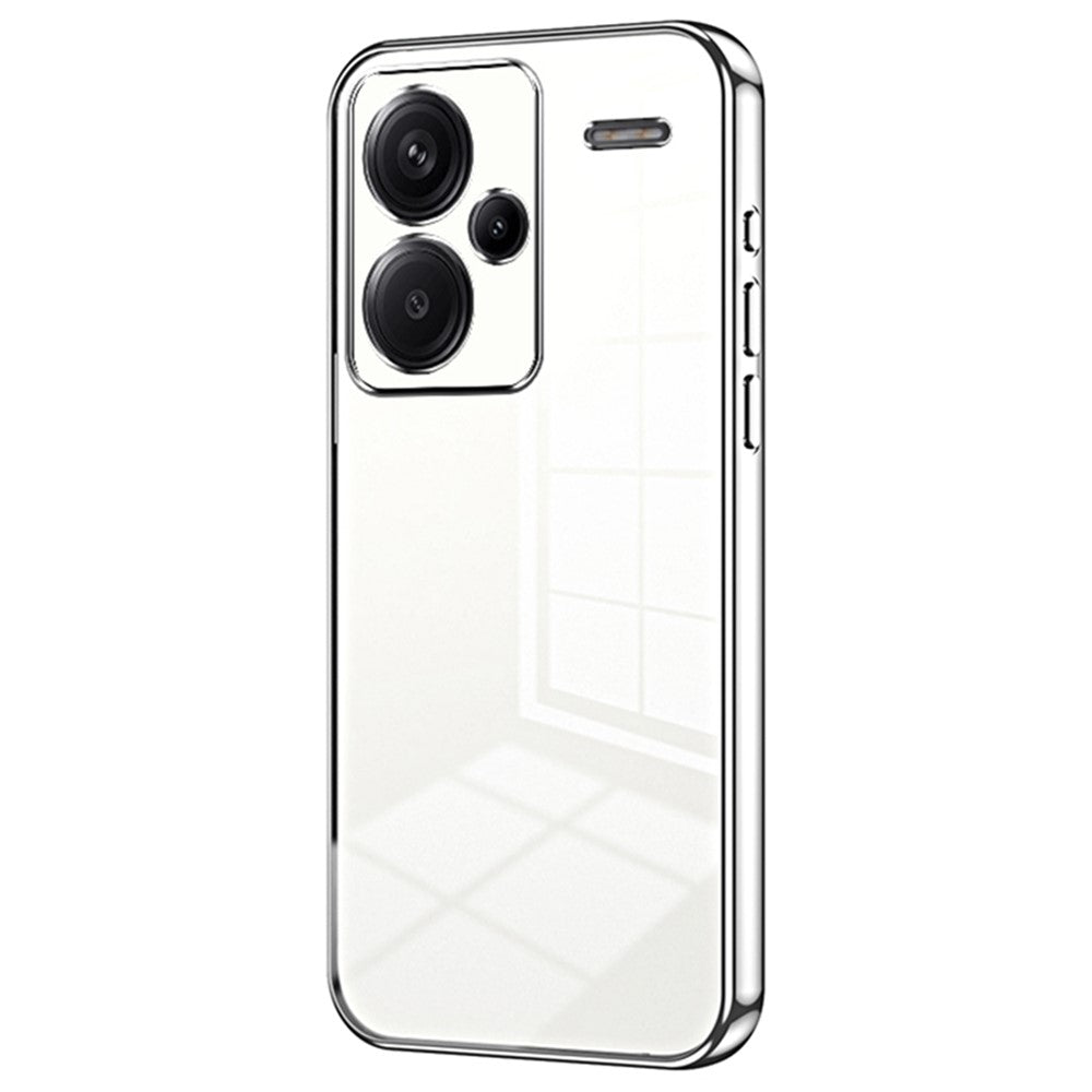 Xiaomi Redmi Note 13 Pro+ 5G-skal Kristallklart mjukt TPU-mobilskal med exakt linsutskärning