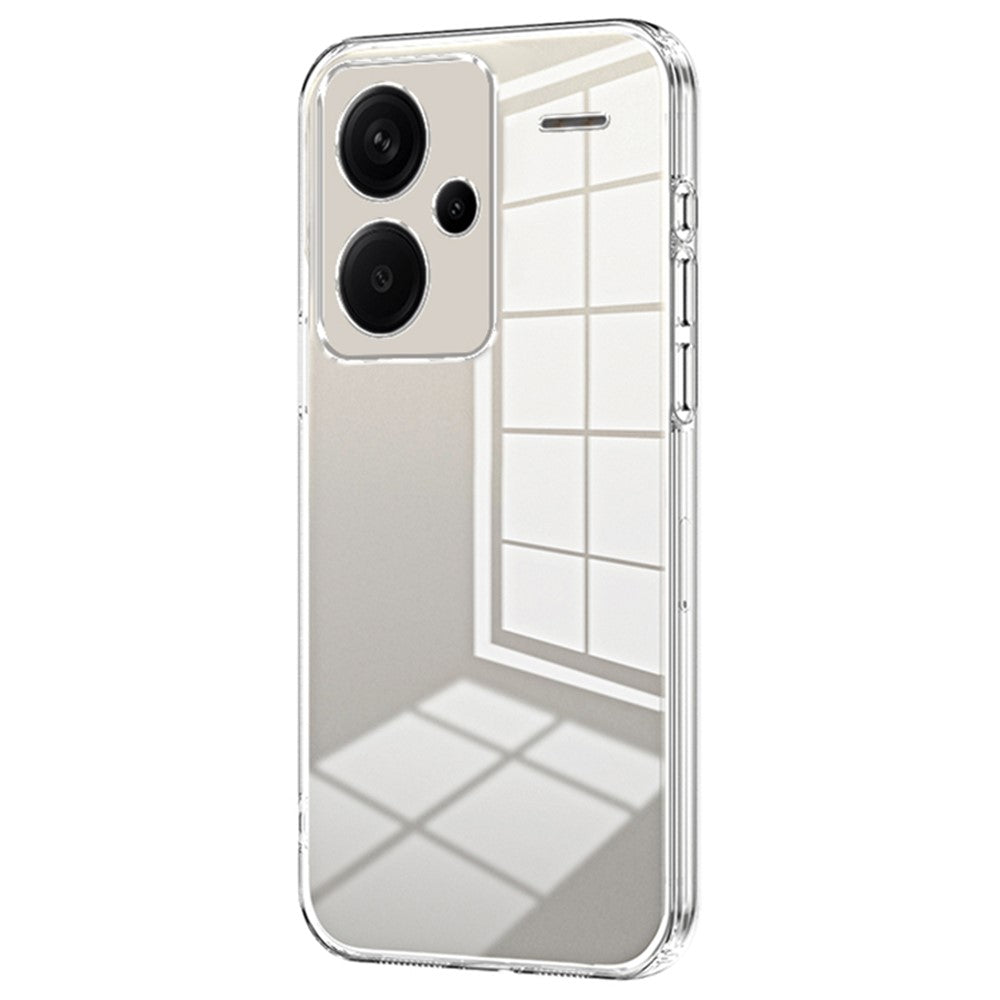 Xiaomi Redmi Note 13 Pro+ 5G-skal Kristallklart mjukt TPU-mobilskal med exakt linsutskärning