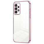 Til Samsung Galaxy A13 4G TPU-cover med præcisionshuller og elektroplateret kant