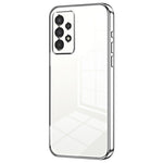 Til Samsung Galaxy A13 4G TPU-cover med præcisionshuller og elektroplateret kant