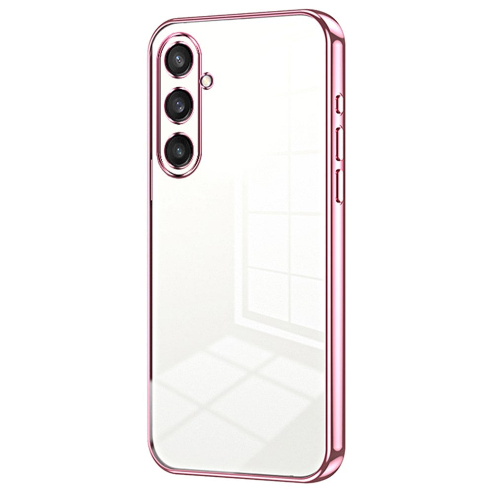 For Samsung Galaxy S23 FE TPU Phone Cover Electroplated Precision Case