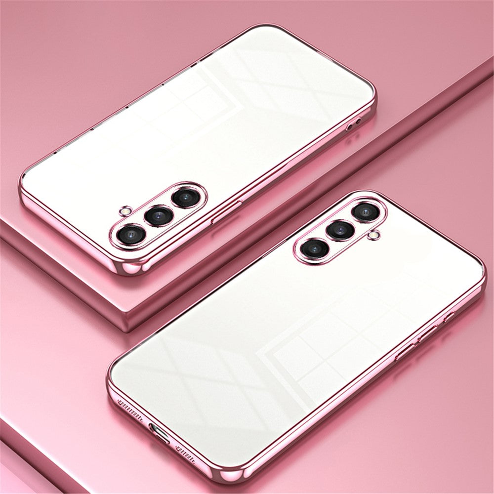 For Samsung Galaxy S23 FE TPU Phone Cover Electroplated Precision Case