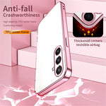 For Samsung Galaxy S23 FE TPU Phone Cover Electroplated Precision Case