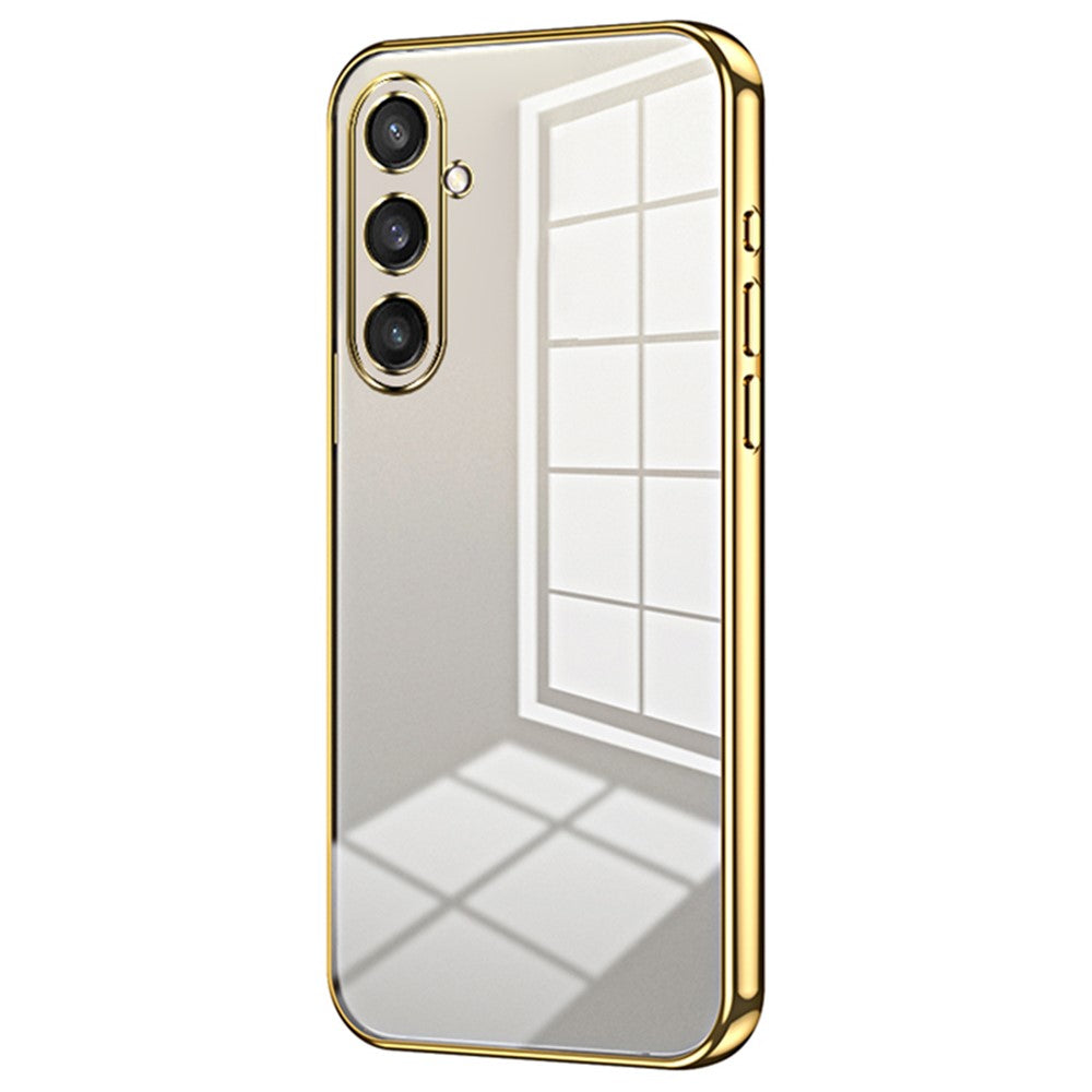 For Samsung Galaxy S23 FE TPU Phone Cover Electroplated Precision Case