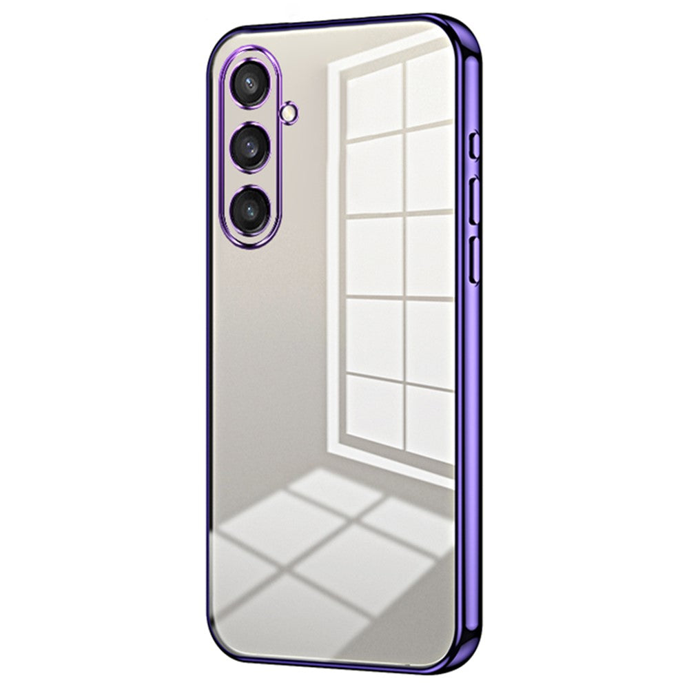 For Samsung Galaxy S23 FE TPU Phone Cover Electroplated Precision Case