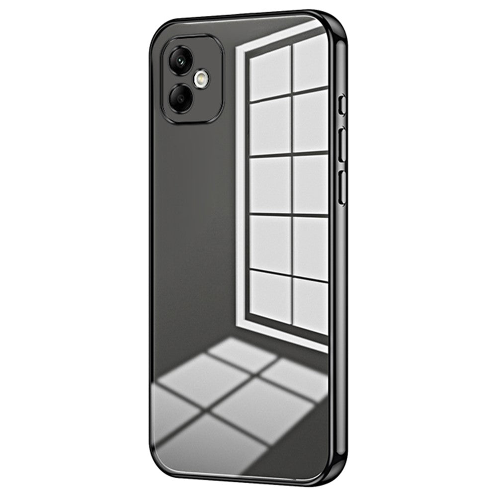Til Samsung Galaxy A05 4G galvaniseret TPU-cover Telefoncover med præcise udskæringer