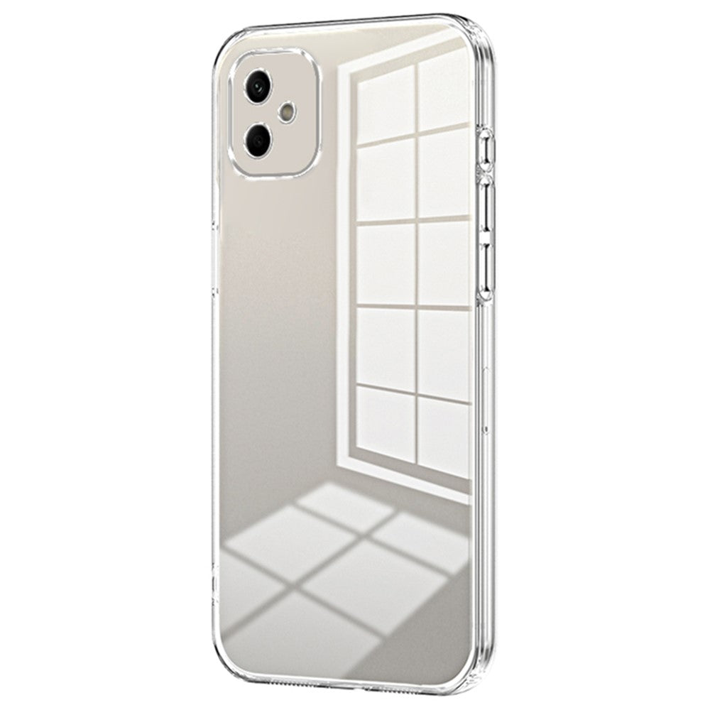 Til Samsung Galaxy A05 4G galvaniseret TPU-cover Telefoncover med præcise udskæringer