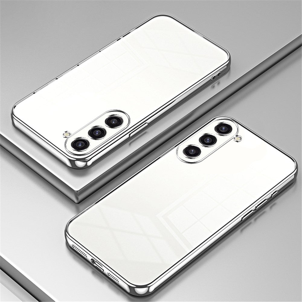 For Samsung Galaxy S23+ Protective Case Electroplating TPU Phone Cover