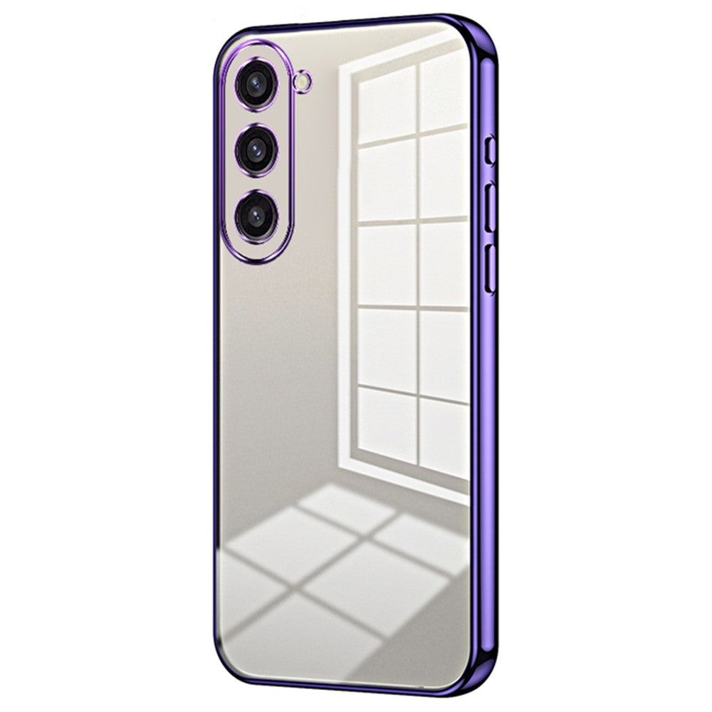 For Samsung Galaxy S23+ Protective Case Electroplating TPU Phone Cover
