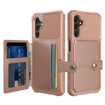 ZM03 For Samsung Galaxy A15 5G Cell Phone Case PU Leather Coated TPU Shell Fits Magnetic Car Mount