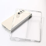 Til Samsung Galaxy Z Fold5 5G Telefoncover Gennemsigtigt PC Bagcover