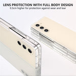 Til Samsung Galaxy Z Fold5 5G Telefoncover Gennemsigtigt PC Bagcover