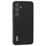 ABEEL Litchi Texture Cover for Samsung Galaxy S24+ Cowhide Leather+PC+TPU Phone Case