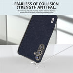 ABEEL For Samsung Galaxy S24+ Cross Texture Case Impact-Resistant Mobile Phone Cover