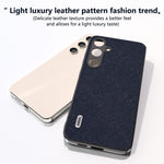 ABEEL For Samsung Galaxy S24+ Cross Texture Case Impact-Resistant Mobile Phone Cover