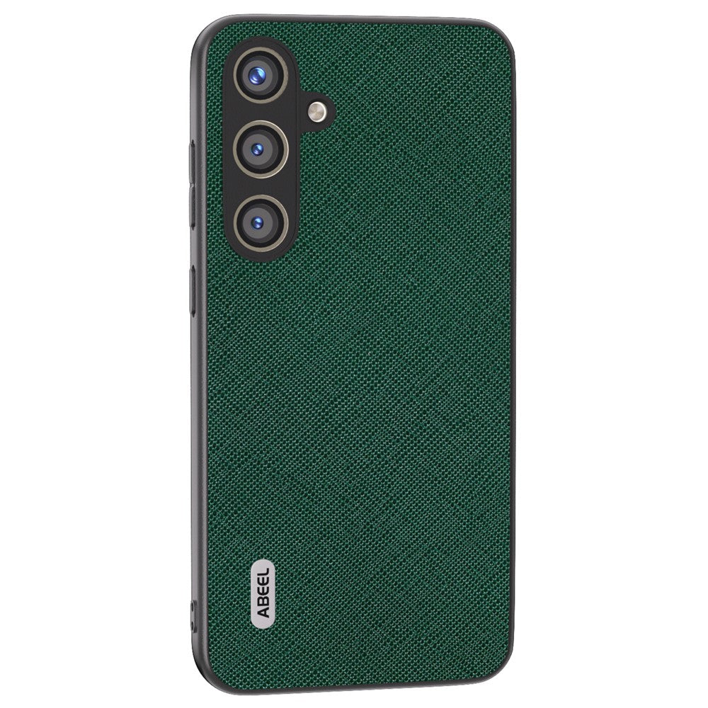 ABEEL For Samsung Galaxy S24+ Cross Texture Case Impact-Resistant Mobile Phone Cover
