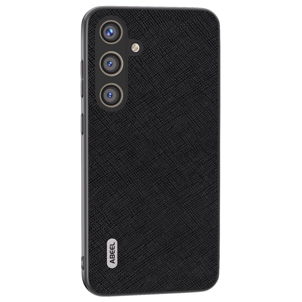 ABEEL For Samsung Galaxy S24+ Cross Texture Case Impact-Resistant Mobile Phone Cover