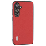 ABEEL For Samsung Galaxy S24+ Cross Texture Case Impact-Resistant Mobile Phone Cover